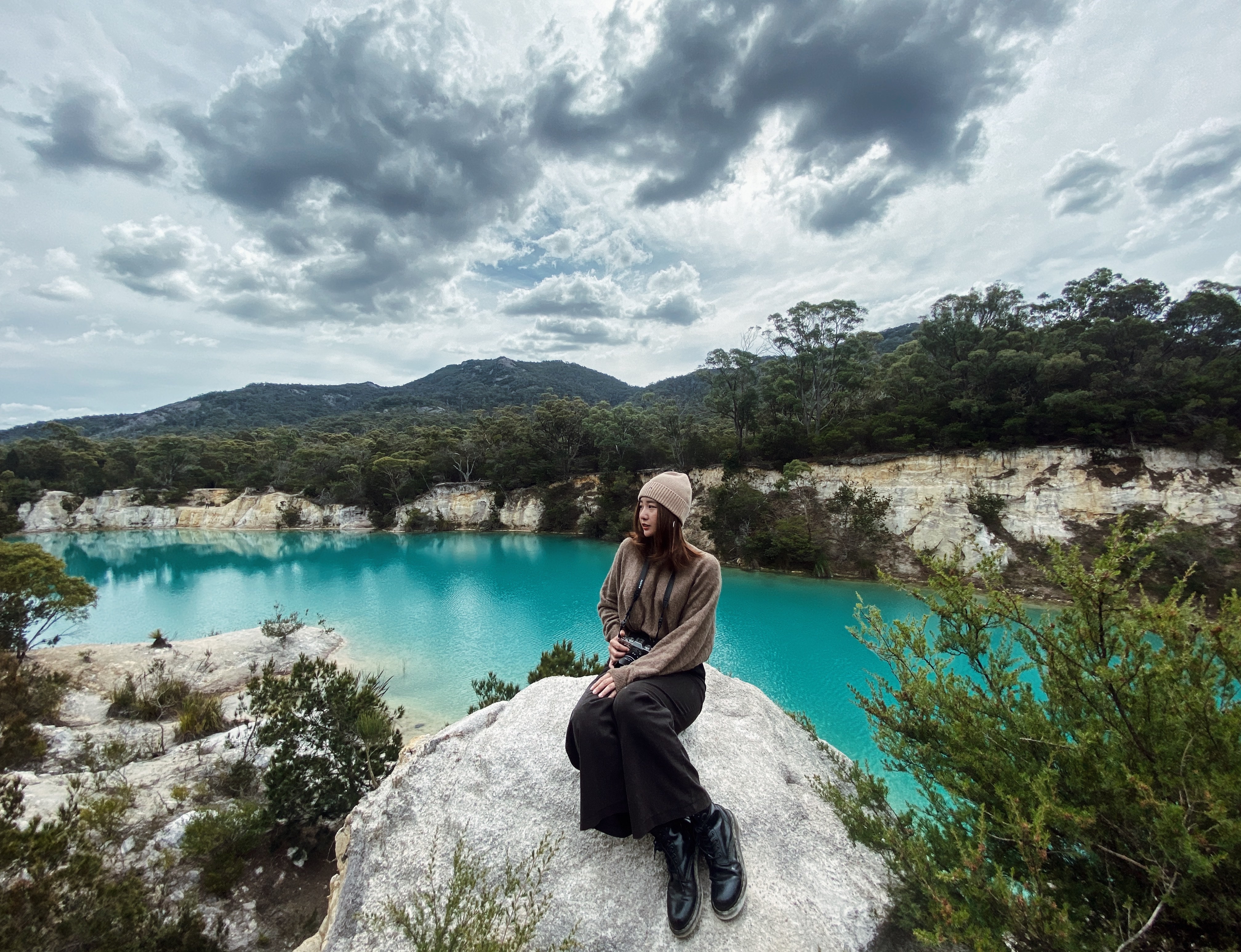 塔斯馬尼亞景點 ｜森林中被遺忘的蒂芬尼藍小藍湖－Little Blue Lake