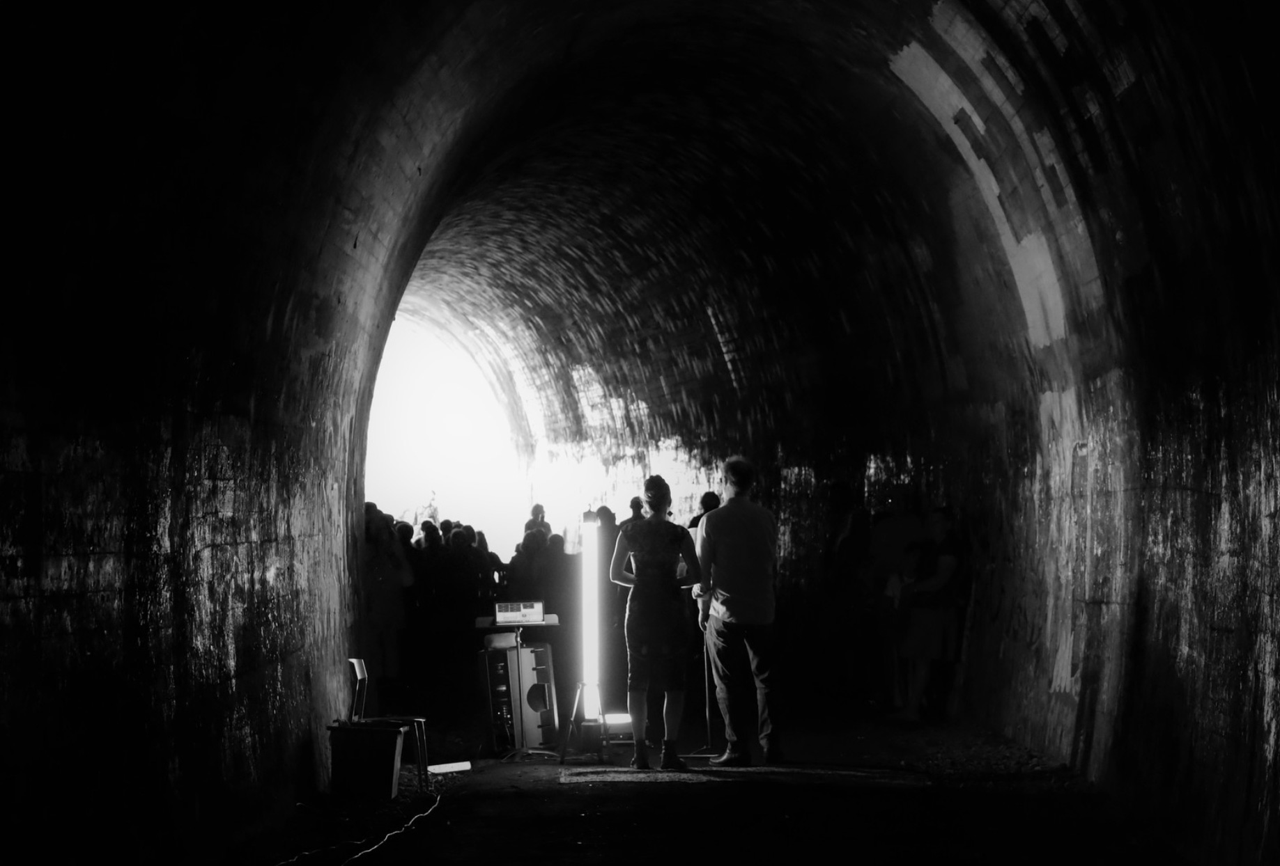 Artistic Music Concert Inside Ernest Junction Railway Tunnel