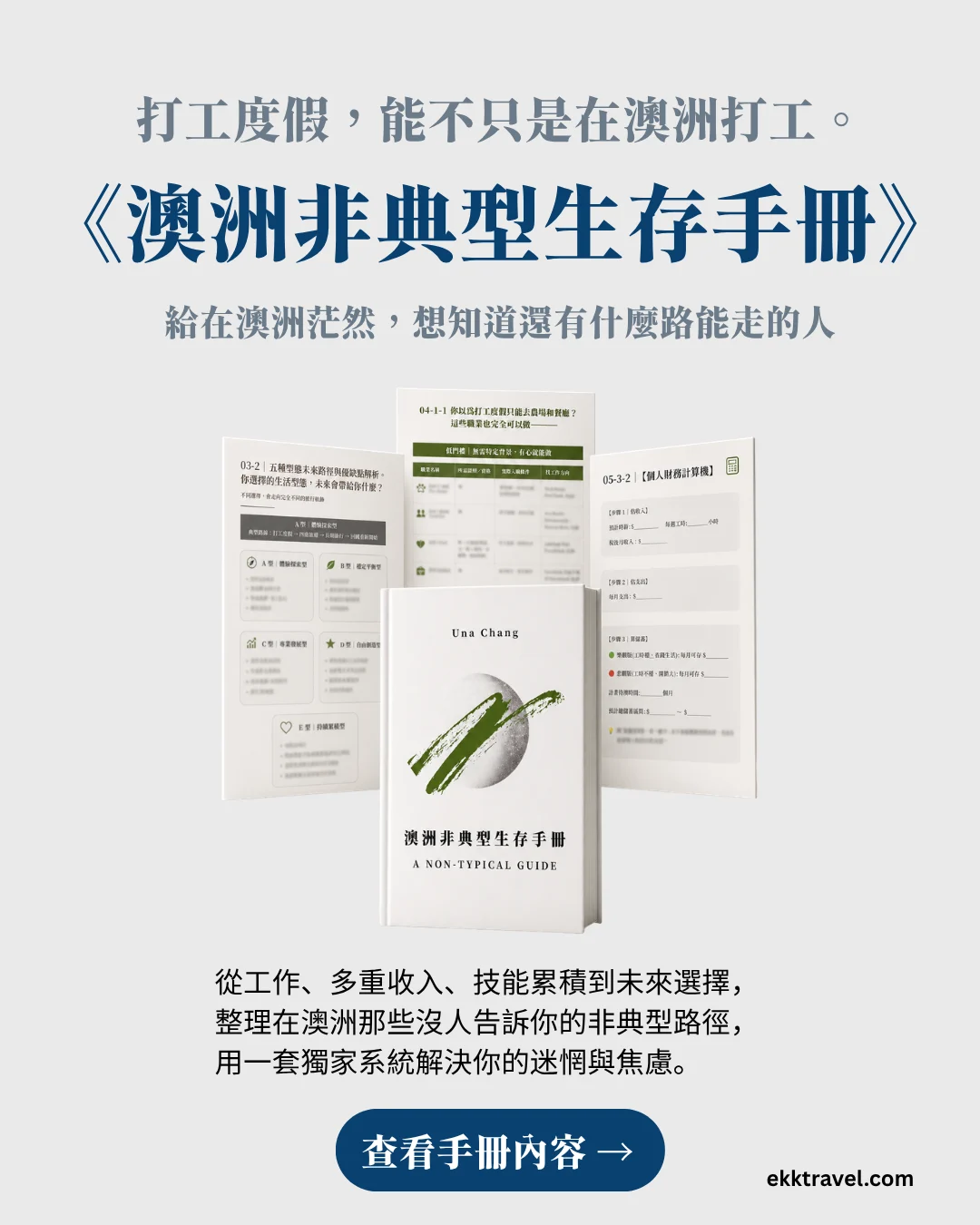 澳洲非典型手冊 側邊廣告
